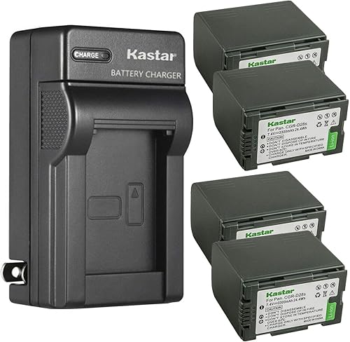 Miniatura 8 de Kastar Cargador de batería de pared CA de repuesto para Panasonic CGR-D08, D08S, CGR-D16, D16S, CGR-D28, D28S, Panasonic PV-DV800, PV-DV800K,