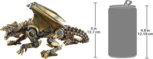 Miniatura 7 de Design Toscano Estatua de dragón de engranaje gótico steampunk, bronce
