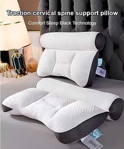 Miniatura 2 de Sumoze - Almohada ergonómica de plumón de ganso, almohadas ergonómicas para dormir, mejora el sueño, almohada cómoda de plumón de ganso, lavable,