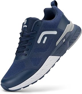 Men's Walking Shoes Wide Width, Wide Sneakers with Arch Support Orthopedic Shoes for Plantar Fasciitis Flat Feet Heel Pain Relief - Rebound Core V5