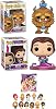 Funko It All Began 30 Years Ago Disney Princess Pop! Bundle: Belle Diamond Collection Exclusive 1021  The Beast 1135 2 Pops!  Bonus Disney Princess Figural Bag Clip Beauty  The Beast 30 Year Ann