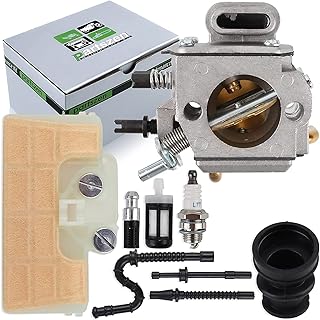 partszen Carburetor Repower Kit for STHIL MS290 MS310 MS390 029 039 Chainsaw with Impulse Line Air Filter Spark Plug