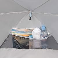 Vista 7 de Easthills Outdoors Instant Shader Deluxe XL Easy Up - Carpa para 4 personas con protección solar UPF 50+ doble revestimiento plateado con cremallera