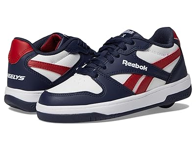 Heelys Reebok BB4500 Low (Little Kid/Big Kid/Adult) Kids Shoes Blue/White/Red : 3 Little Kid M, Leather