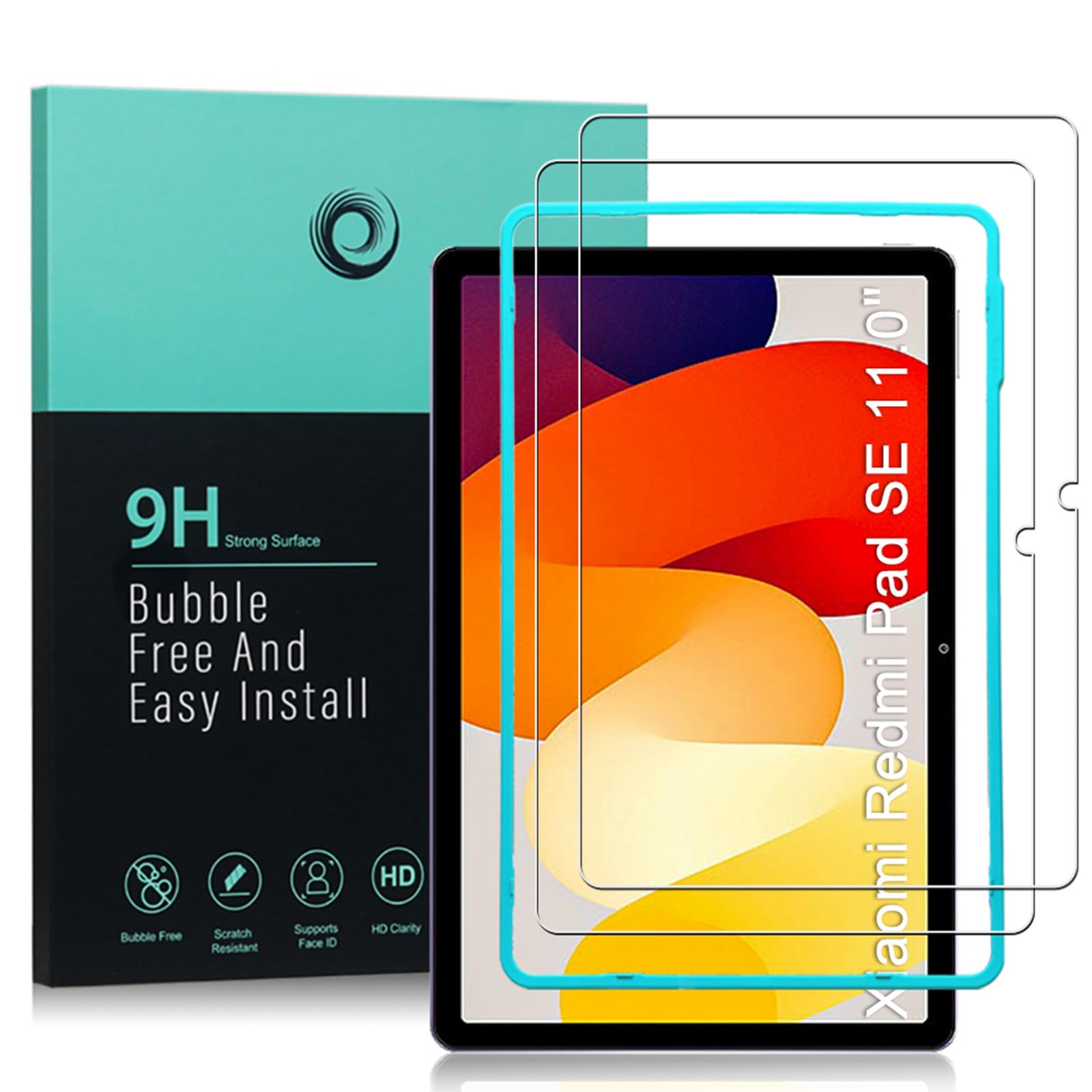 Amazon.co.jp: Ibywind 対応 Xiaomi Redmi Pad SE ガラスフィルム 2 枚
