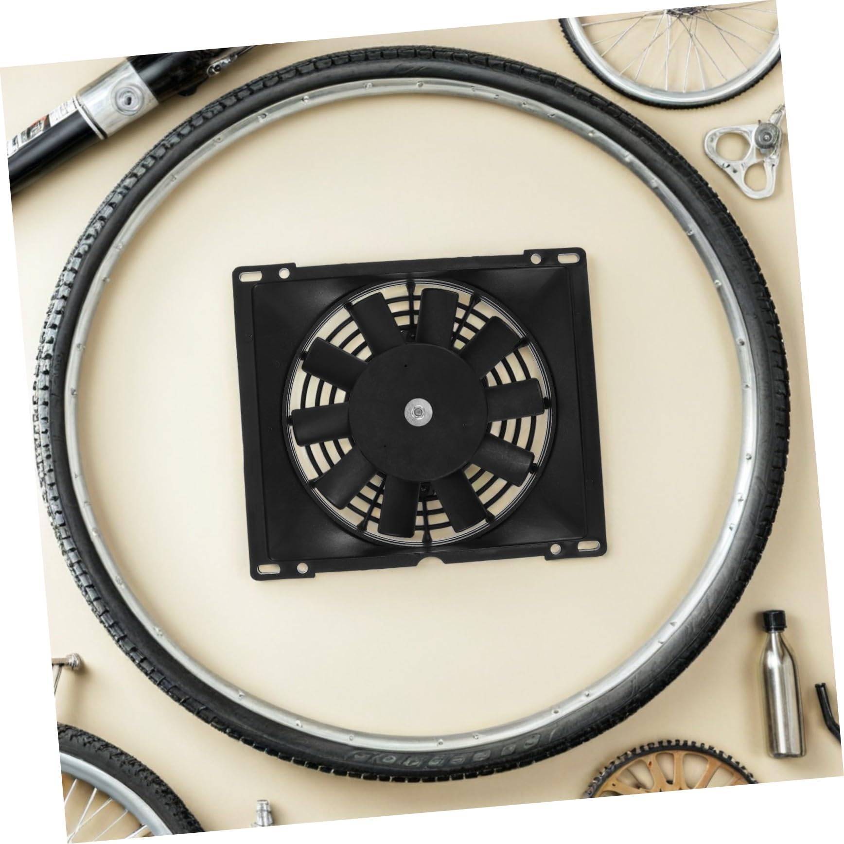 ULTECHNOVO Radiatore Olio Elettrica Silenziosa per Raffreddamento Motore Atv Motocross Quad Ricambio Resistente
