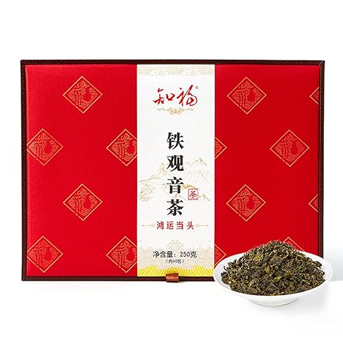 TieGuanYin Oolong Tea 1 caja 40 unidades 882oz Anxi Tie Guan Yin Oolong Tea Fujian Delicada fragancia Té Oolong sin azúcar para regalos té de la