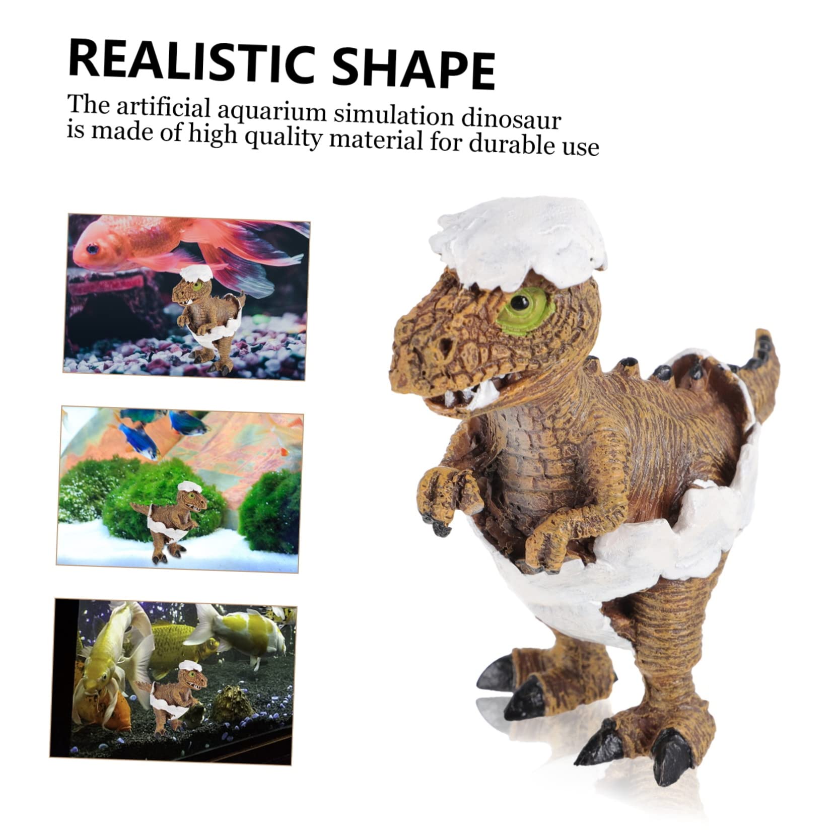 Angoily Lot De 3 Crânes De Dinosaures Flexibles pour Aquarium Décoration De Paysage Dinosaure Artificiel pour Cage À Reptiles