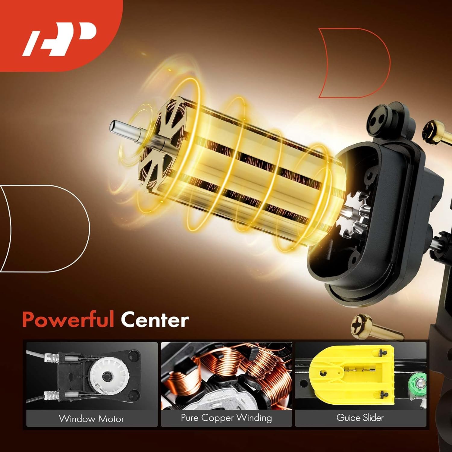 A-Premium Electric Power Window Regulator Without Motor Compatible with Jaguar XF 2009-2015 XFR 2010-2015 XFR-S 2013-2015 Rear Right Passenger Side