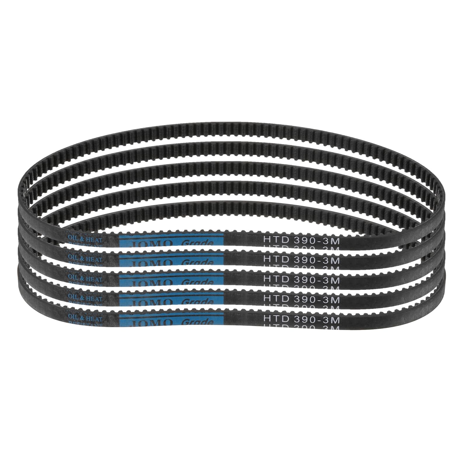 uxcell 5pcs HTD-3M Rubber Timing Belt 67 Teeth, 201mm L x 6mm Wd x 2.4mm H — Amazon image 27