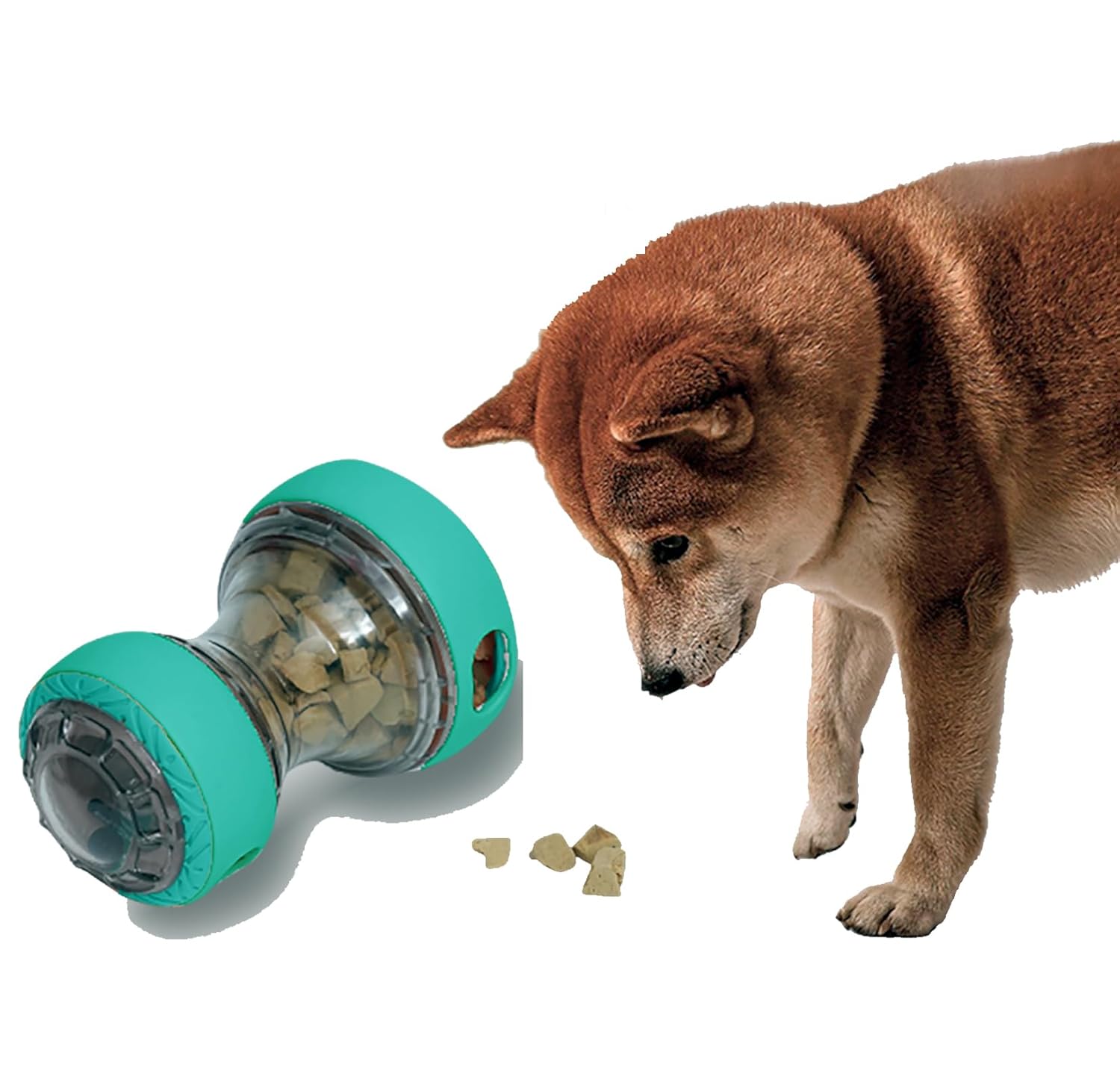 Adjustable Dog Puzzle Toy Interactive Treat Dispensing Ball Food Puzzle Slow Feeder for Puppies Enrichment Toy for Boredom