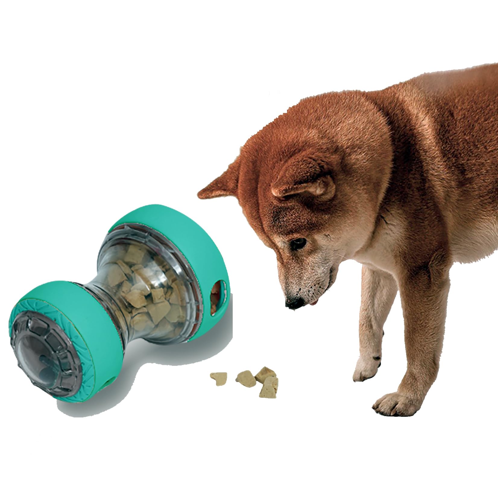 Adjustable Dog Puzzle Toy Interactive Treat Dispensing Ball Food Puzzle Slow Feeder for Puppies Enrichment Toy for Boredom