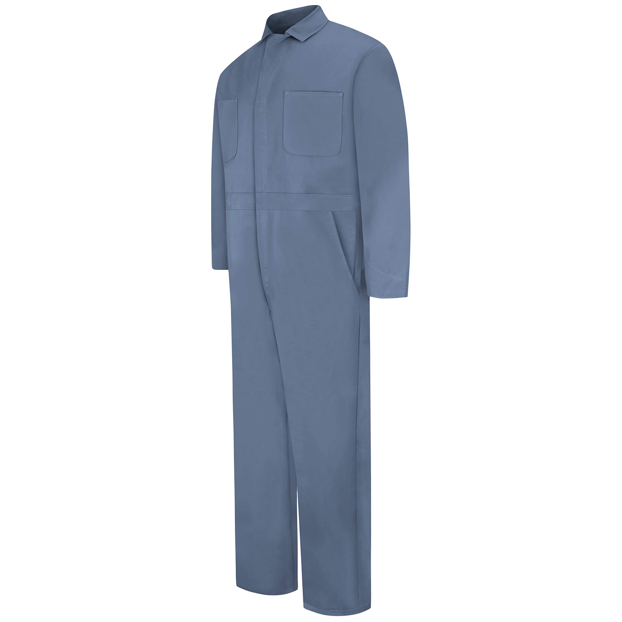 Red Kap Men's Snap Front Cotton Coverall, Postman Blue, 38
