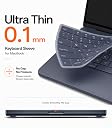 WiredAF Premium Ultra Thin Keyboard Cover Compatible with MacBook Neo 13" A3404 | Silicone Keyboard Protector | Touch ID Compatible | Anti-Spill, Dustproof, Washable, Noise Free (Indigo) gallery image