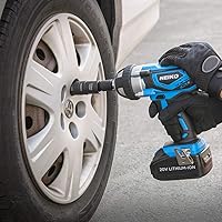 Vista 21 de Neiko 02457A Lug-Nut Key Set, Wheel-Lock Removal Tool Kit for Aftermarket and Factory Wheel Tire Keys, SAE and Metric Lug Sockets, 16 Pieces