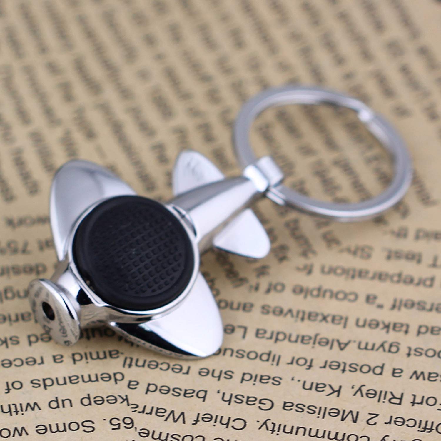 Amazon | Maycom ファッションポリッシュシルバー航空機 飛行機モデル