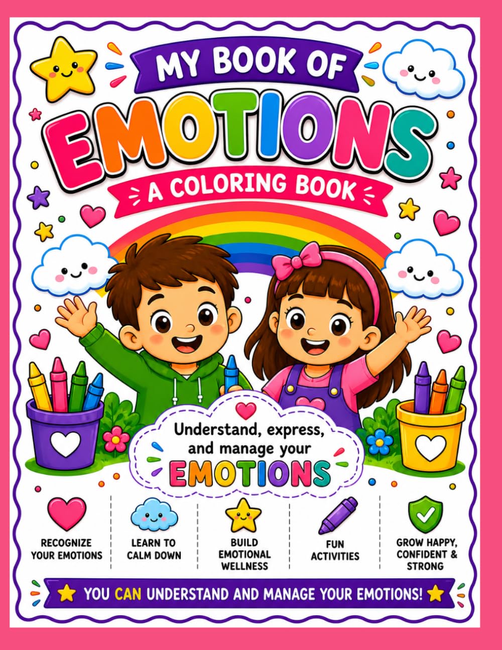 MY BOOK OF EMOTIONS. A COLORING BOOK
