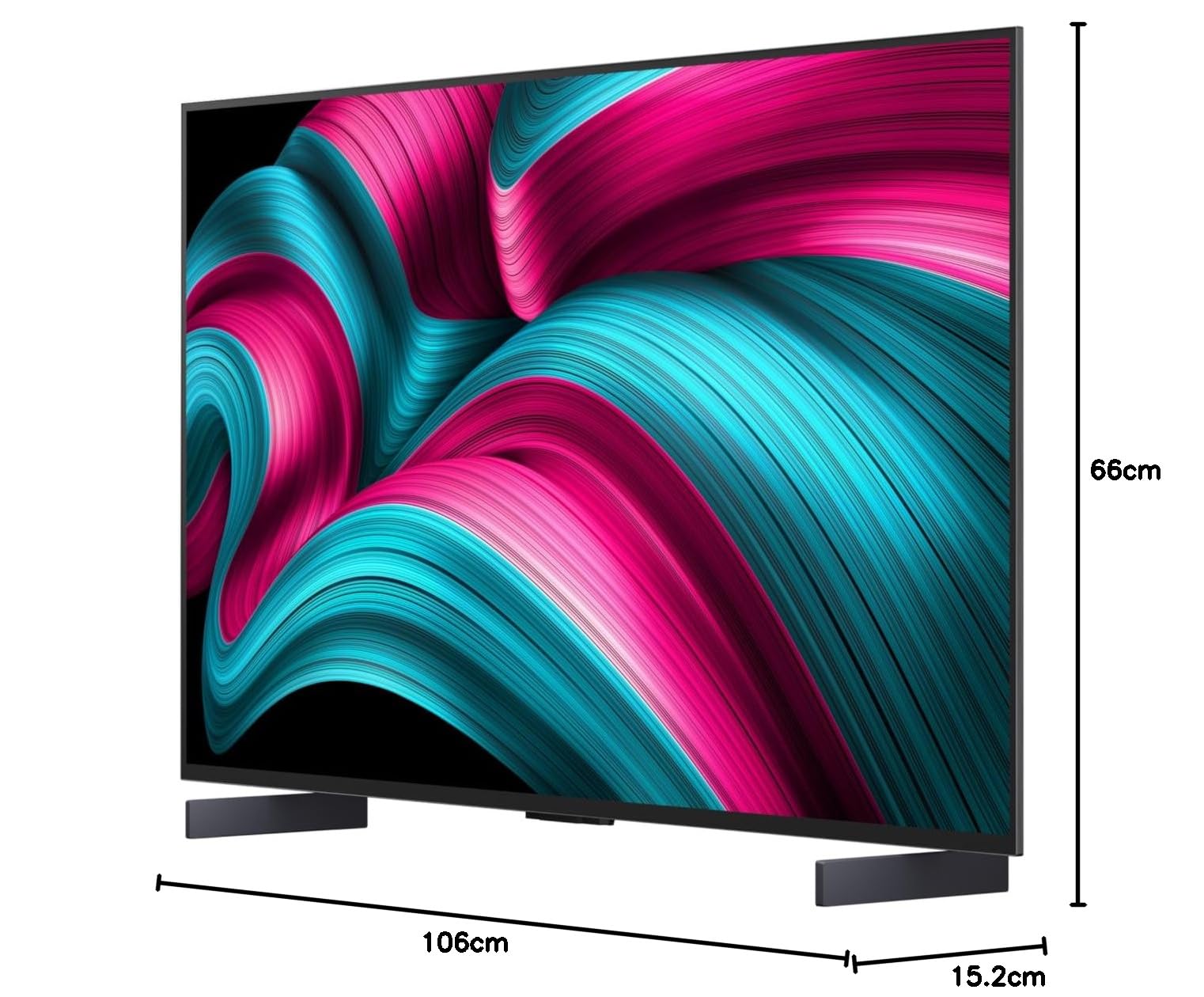 LG OLED EVO 42C58LA 42 Zoll Fernseher, 4K Smart TV 120Hz, a9 Gen8 AI Prozessor 4K, WebOS 25