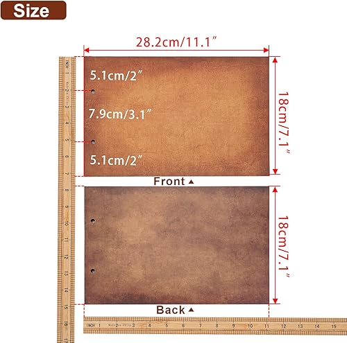 Miniatura 4 de COMBIUBIU Páginas de repuesto para álbum de fotos para nuestro libro de aventuras, 11.1 x 7.1 pulgadas, 40 páginas de expansión, páginas