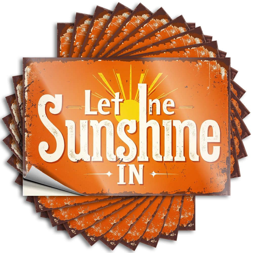 Tattoo Unique, Darts Tumbler Let The Sunshine in. | Decorations for Room(12X18CM)