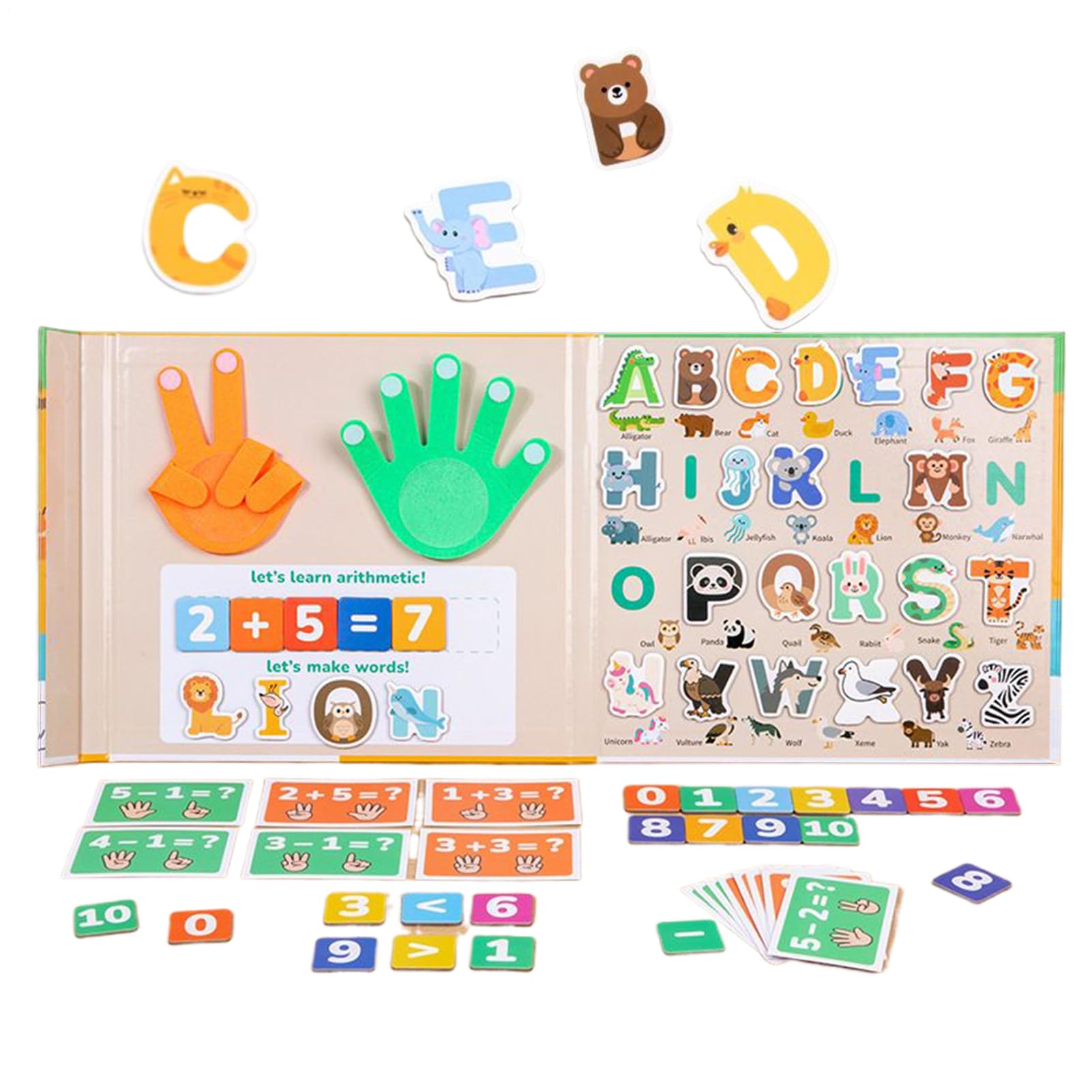 Matériel éducatif mathématique avec blocs pour apprendre à compter - 8