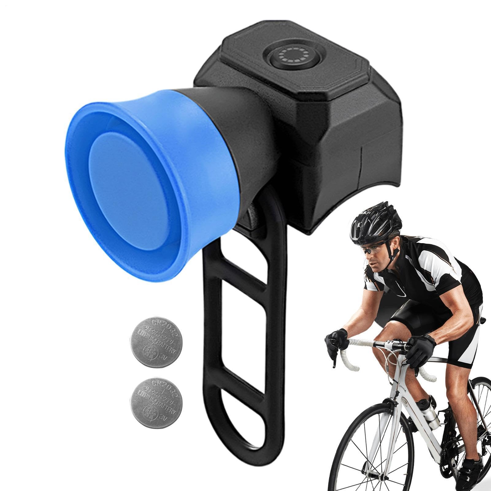 Campana per bicicletta, clacson da bicicletta, clacson elettrico impermeabile - Campanello da ciclo ricaricabile o funzionante a batteria con suono forte per una guida sicura