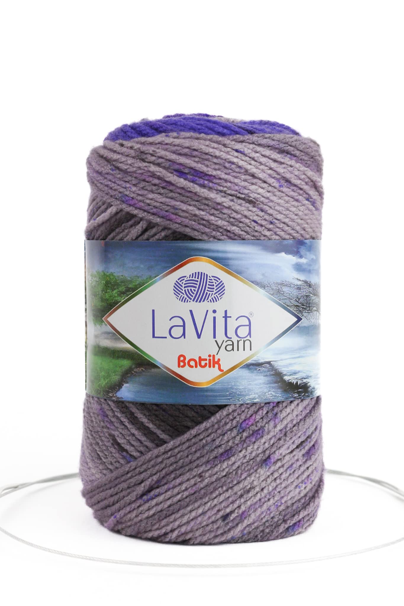 Yarn Batik - Dg12 - Lot De 5 Pelotes De Fils À Tricoter À La