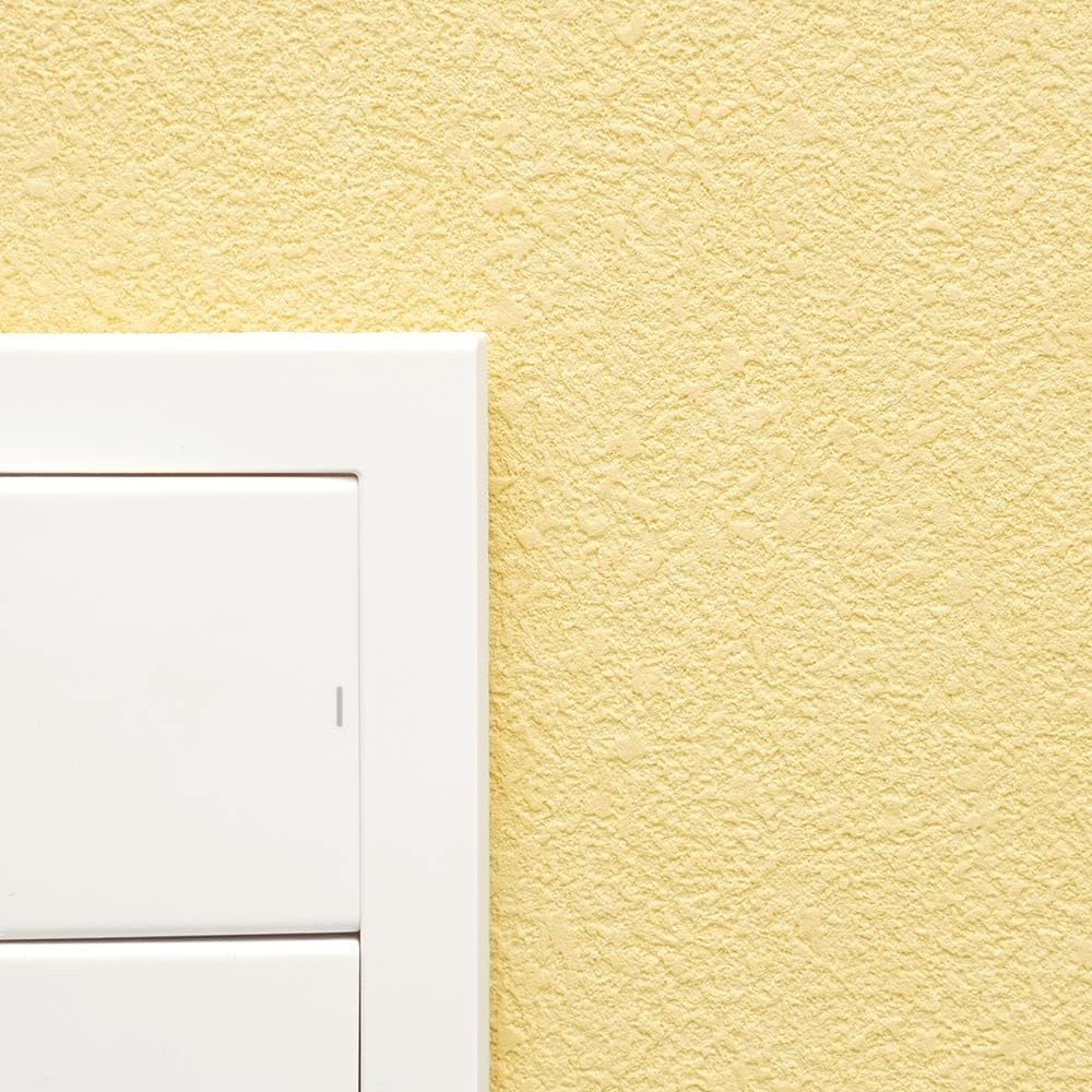 Amazon | 壁紙屋本舗 壁紙 生のり付き 石目調 無地 イエロー