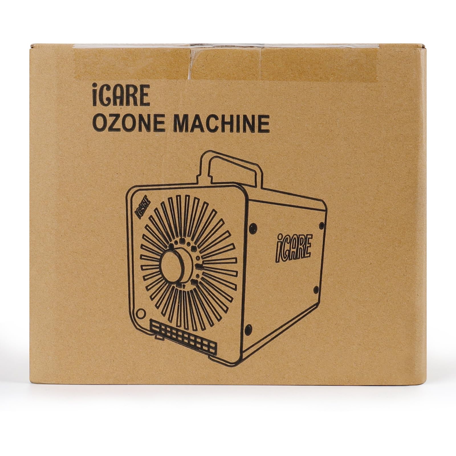 ICARE Générateur d'Ozone Domestique 30000 mg/h, Machine à Ozone pour Purification de l'Air et Élimination des Odeurs Dispositif d'Ozone Portable O3 pour Bureau, Salle de Bain, Maison, Voiture
