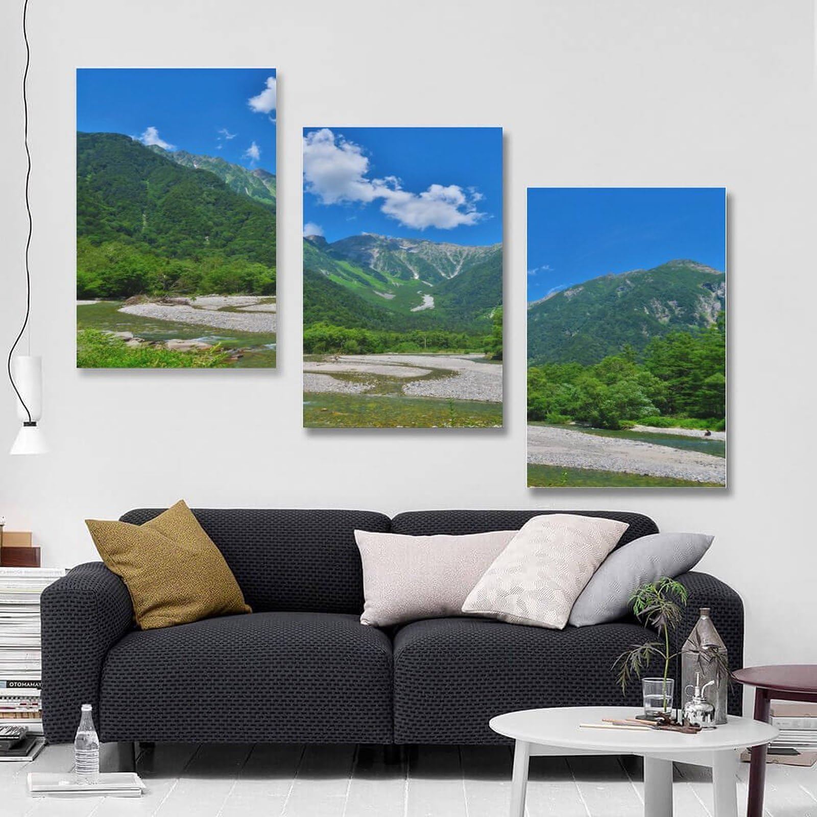 Amazon.co.jp: 3枚 長野県 穂高連峰の夏 絵画 インテリア ポスター