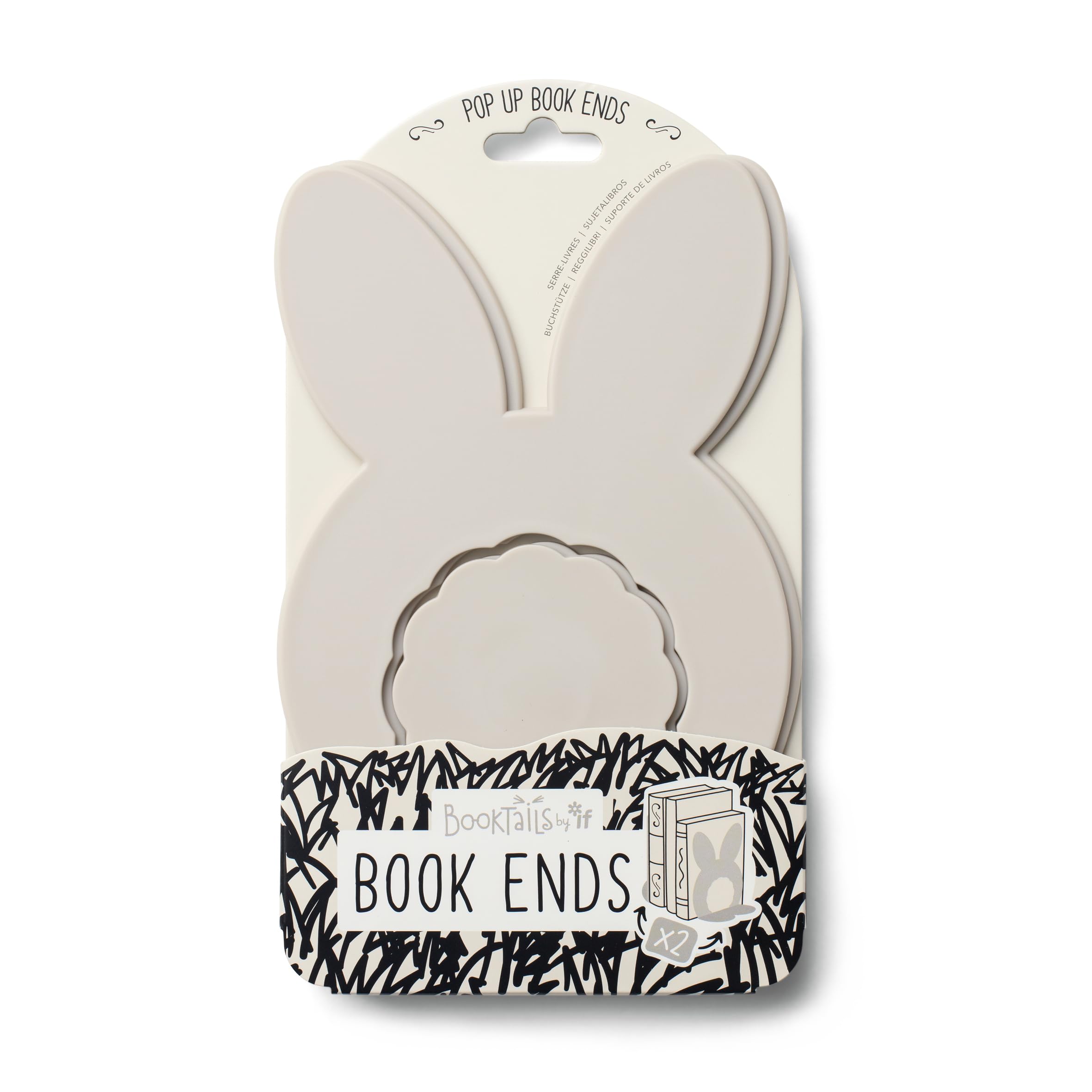 BookTails Pop Up Book Ends - Bunny
