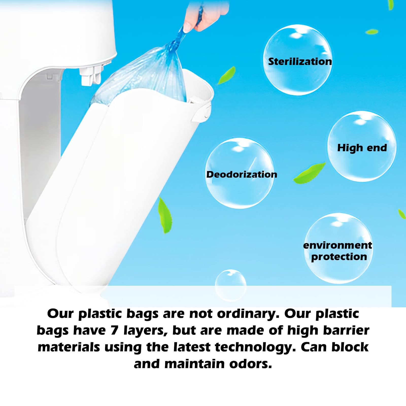 Recharge Poubelle U00e0 Couches 9 Recharges Anti-odeurs Pour Poubelle U00e0 Couches - 4.5 M Par Rouleau Recharge Poubelle A Couche