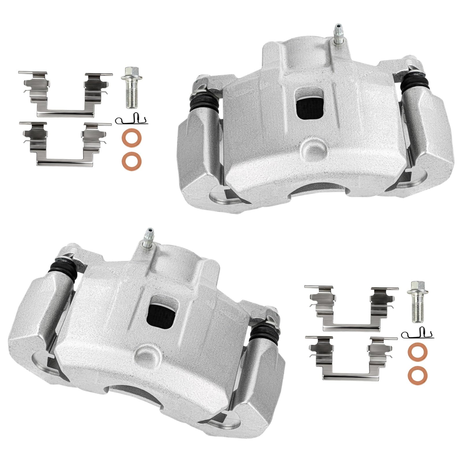 cciyu Front Left &amp; Right Disc Brake Calipers Assembly 19B2614 19B2615