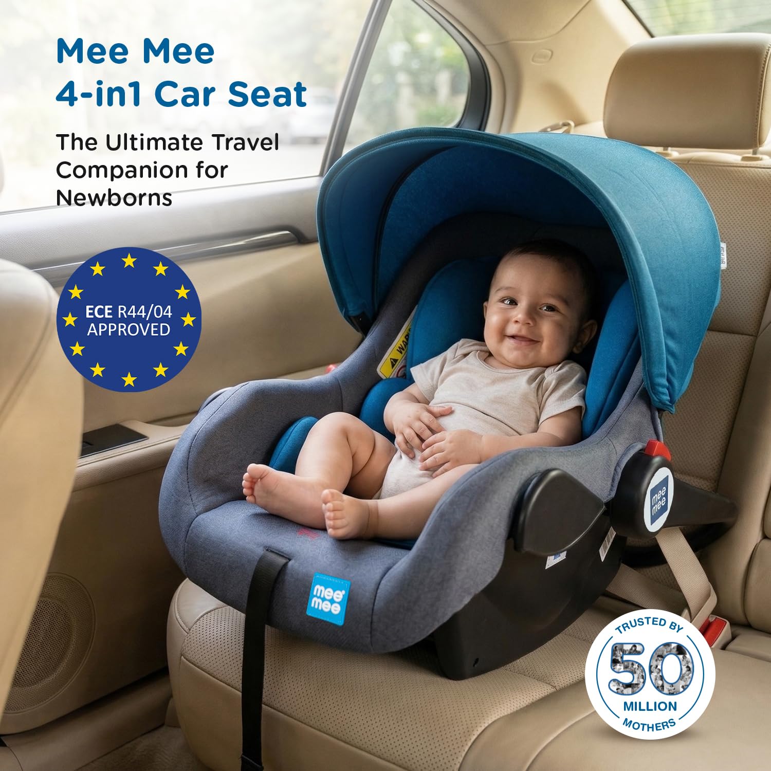 *.baby mee.* Buy Mee Mee 4-in-1 Infant/Baby Car Seat & Carry Cot with Canopy