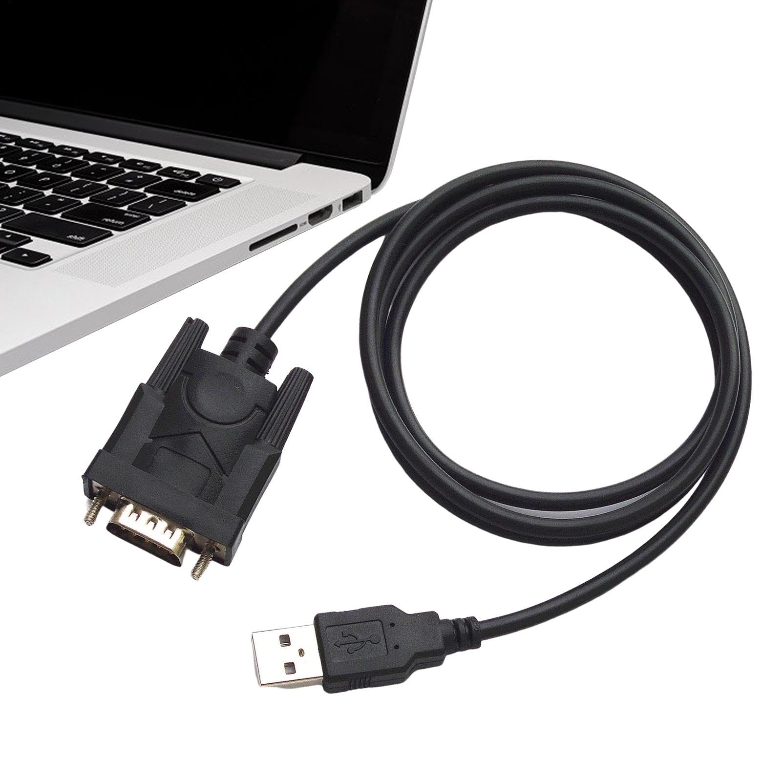 Cavo Convertitore RS232 USB - Adattatore Seriale DB9 9 Pin | Connettore Femmina, Compatibile con Stampanti e PC, Chipset Prolific ad Alte Prestazioni per Informatica ad Alte Prestazioni
