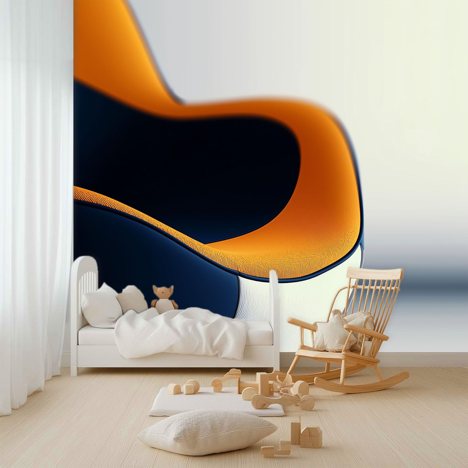 Carta da parati fotografica moderna in stile industriale con forme geometriche, 500 x 280 cm, beige, carta da parati in tessuto non tessuto di alta qualità, decorazione 3D per soggiorno, camera da