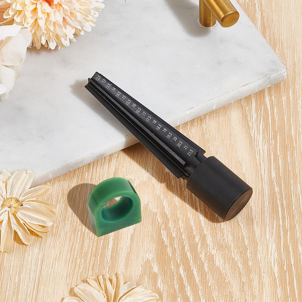 UNICRAFTALE 1 Set Strumenti per Gioielli Regolatore di Dimensioni Dell'Anello Acciaio Strumento di Misurazione per Anelli in Cera Strumento per Bangle Tubo di Cera Intaglio per Allargamento dei Fori