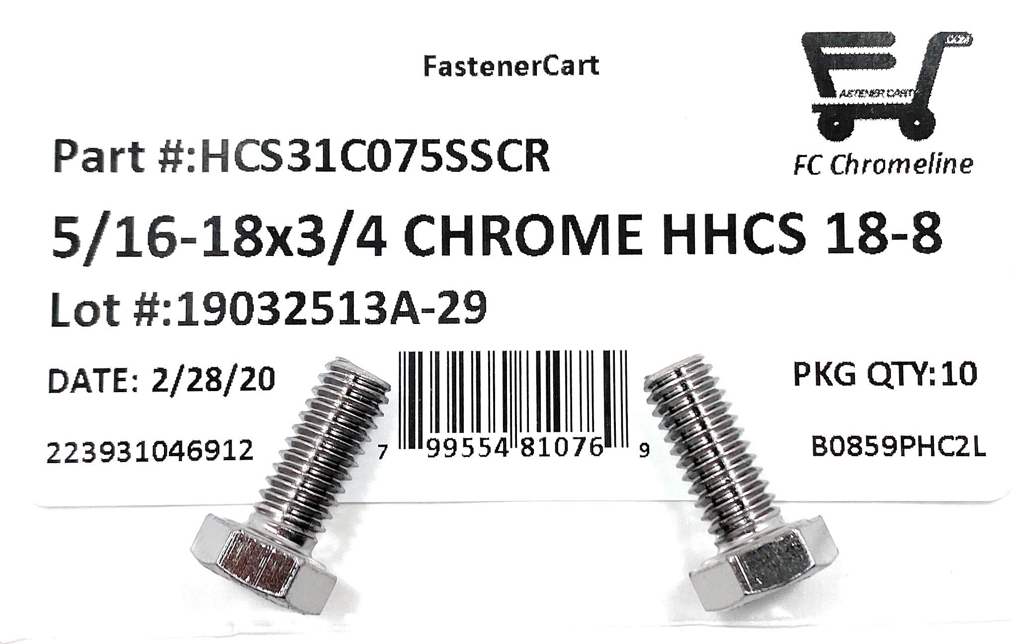 100-Pack 5/16-18 X 3/4 Inch Grade 8 Hex Flange Grain Bin Bolts – UNC Coarse Full Thread, Zinc Clear Finish, With Rubber Washers