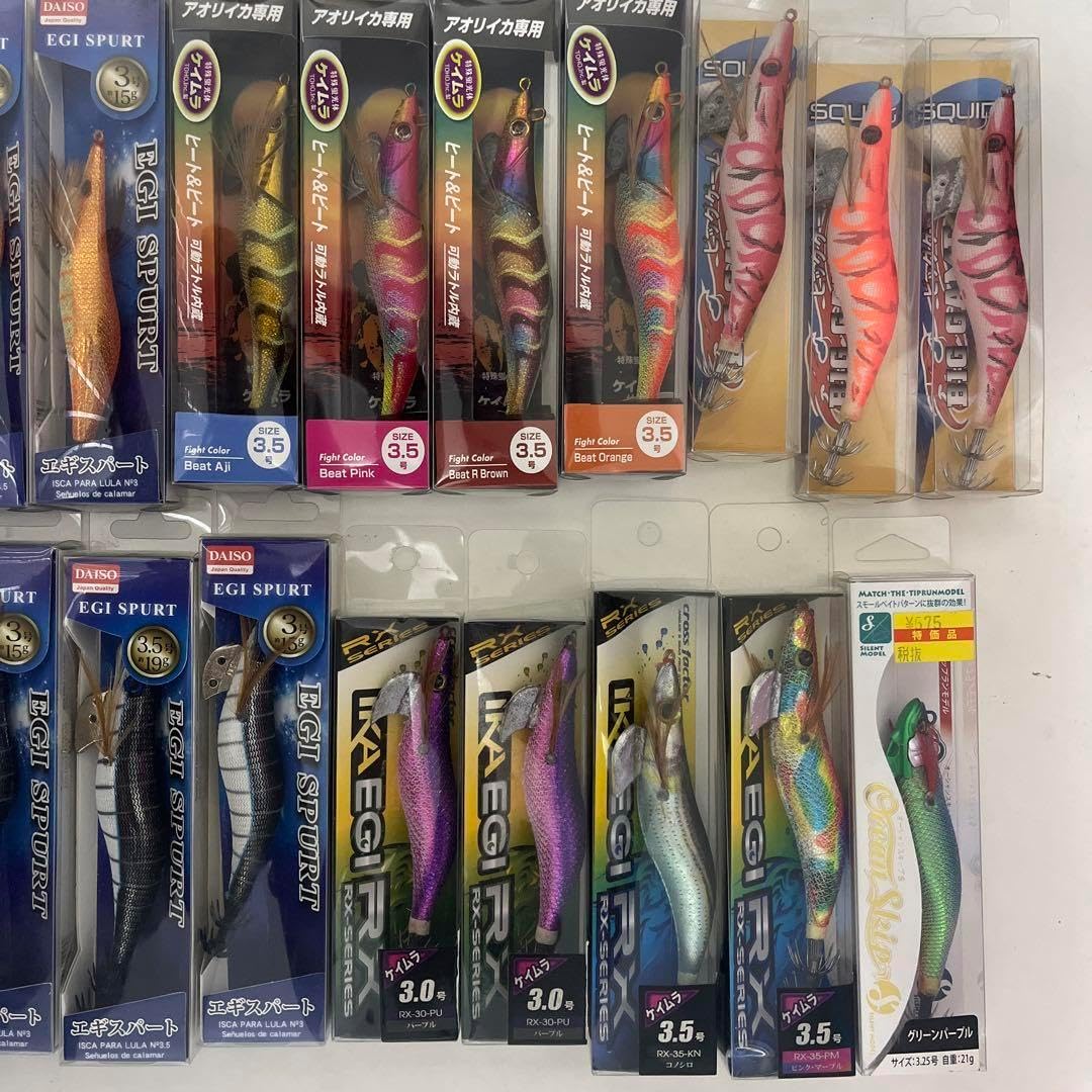 エギ3.5号色々セット21本 エギ21個セットエギング3.0〜3.5号