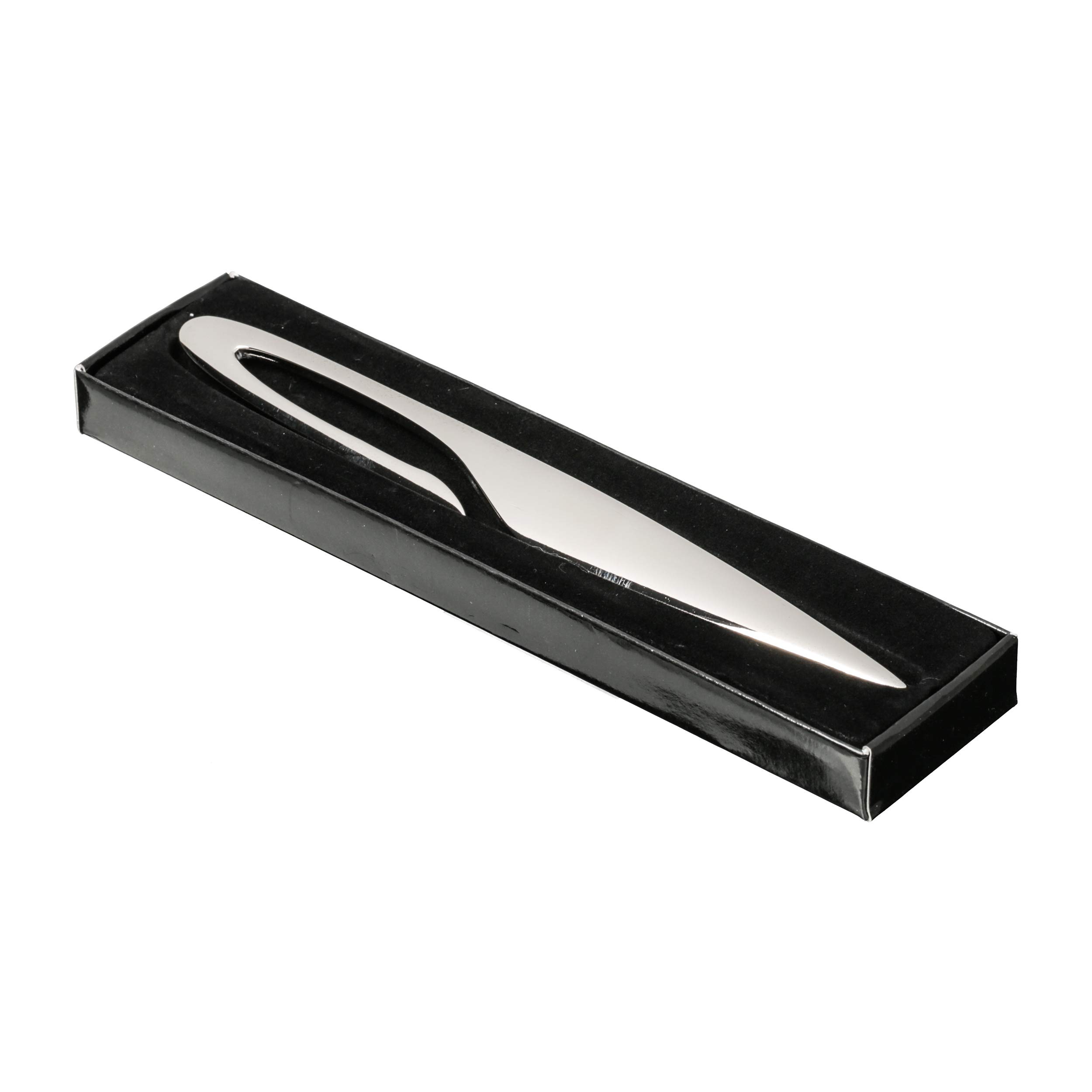Schmalz Formschöner Brieföffner ERMESINDE/IMMINGHAM mit Gravur aus Metall, inkl. Gravur rechteckig Silber glänzend neu (Immingham ohne Gravur)