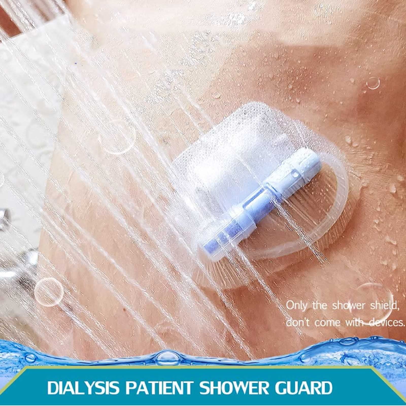 100pcs Benda Adesiva Elastica Impermeabile,Pd Catetere Per Dialisi Copertura Per Doccia Scudi Per Ferite Per Il Petto Peritoneale Porta Chemio Pellicola Trasparente Protezione Della Barriera ,15×18cm