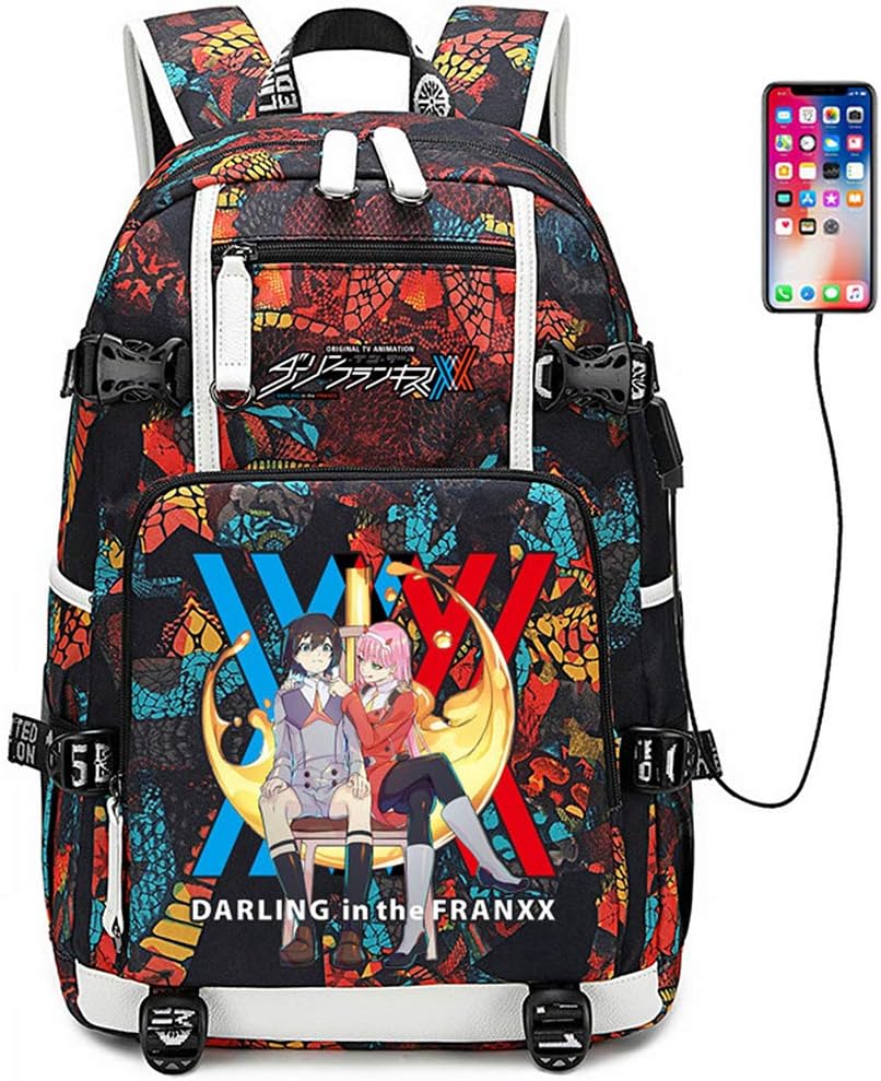 Anime Darling in the FranXX Backpack Daypack Student Bag School Bag Bookbag