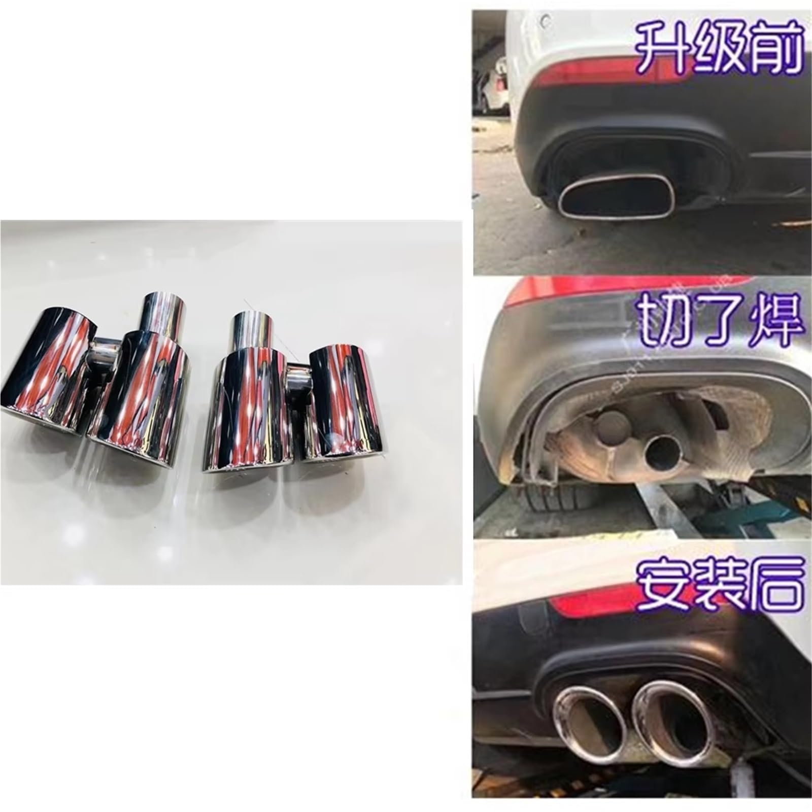 Terminale Di Scarico Tubo Per Panamera 2010-2013 Auto Uscita Aria Vent Exhause Terminale di Scarico Punta Del Silenziatore Tubo Terminale Scarico