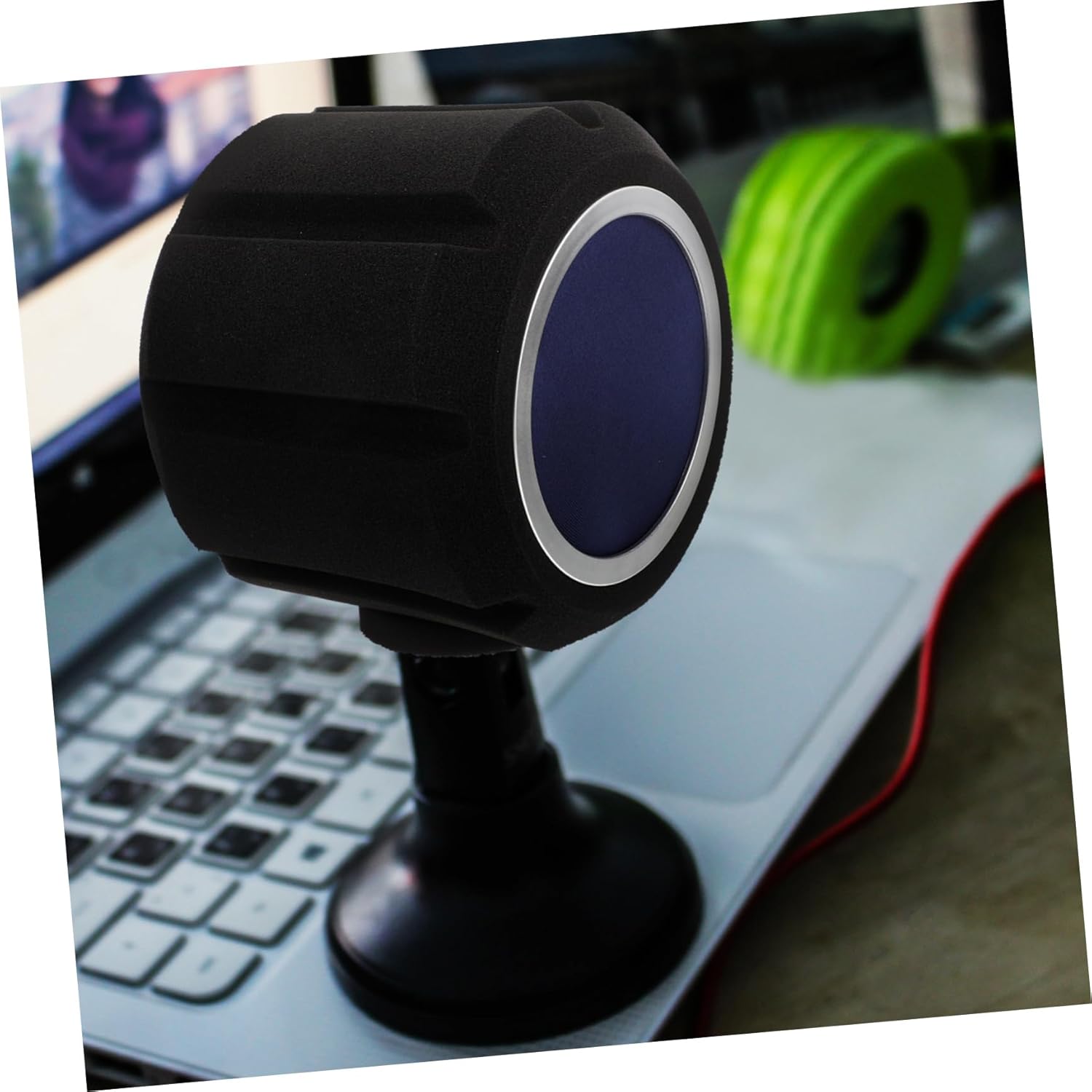 Supple Microphone Cover Windscreen Noise Reduction Sponge Protector for Microphones Easy to Install Portable and Lightweight Accessory for Recording and Singing