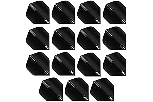 RED DRAGON Hardcore Black Extra Thick Standard Darts Flights