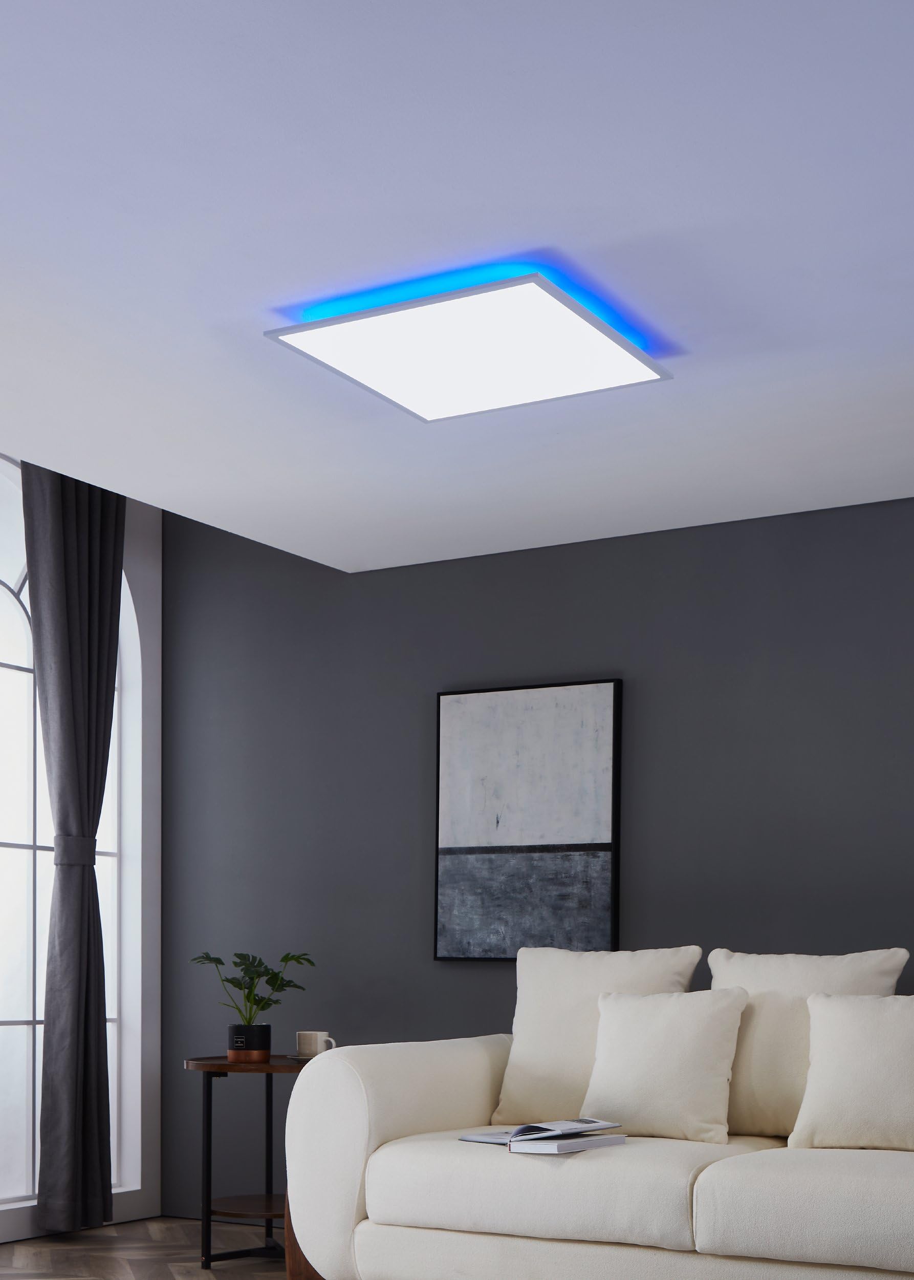 EGLO LED Deckenleuchte Salobrena-B, Deckenlampe aus Metall
