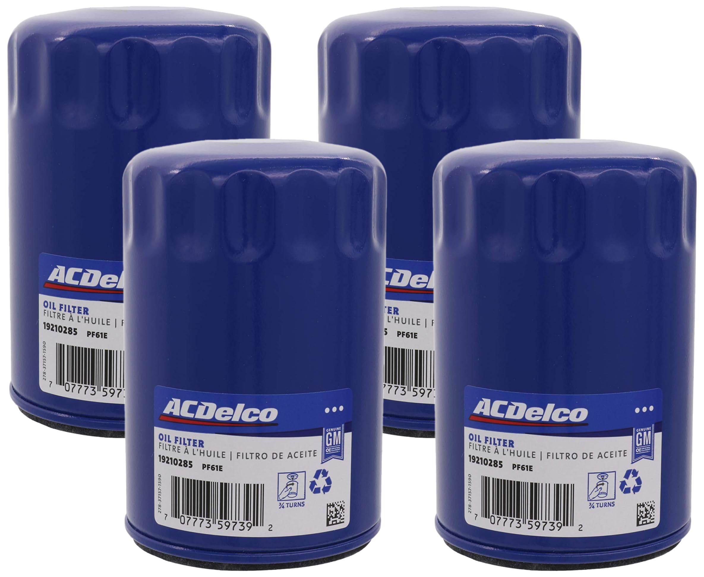 ACDelco PF61E Oil Filter 4-pack