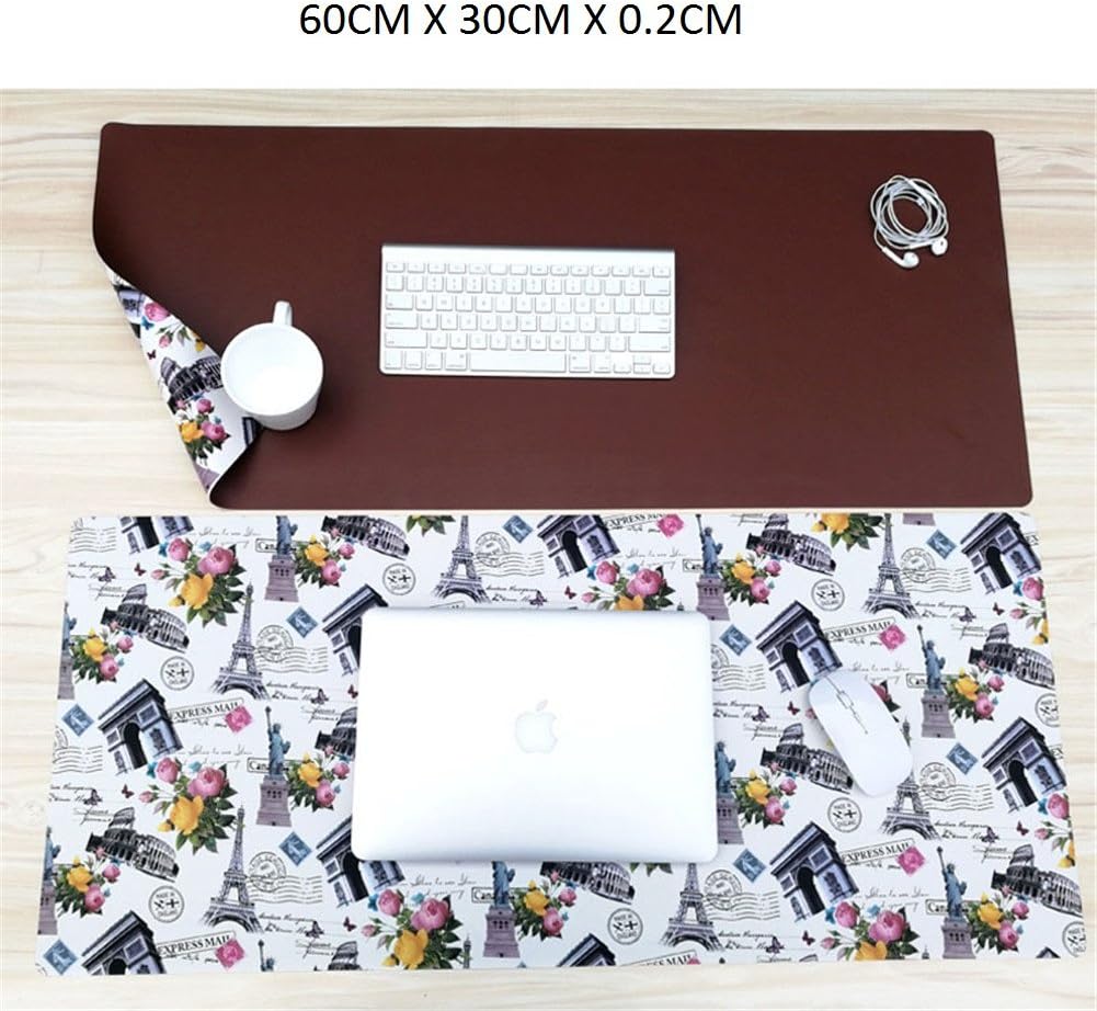 豊富なギフト Ll Coeur両面レザーマウスパッドゲームキーボードマット防水テーブルマット 600 X 300 2 Mm ブラウン Www Rubberdev Gov Lk