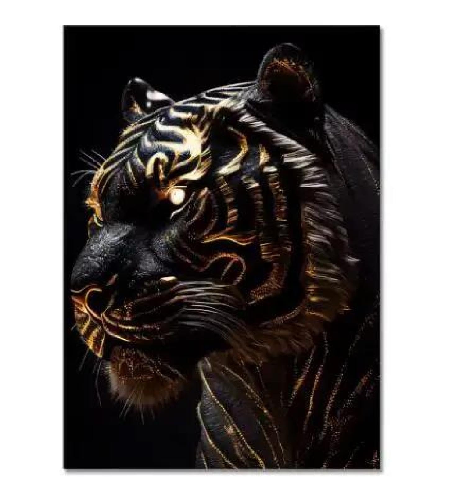 Yocheng Poster And Prints Abstract Animal Art Canvas Painting Wall Art Picture For Living Room Home Decor 40x50cm No Frame