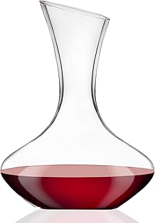 Godinger Wine Decanter Carafe, Hand Blown Wine Decanter Aerator - Wine Gifts